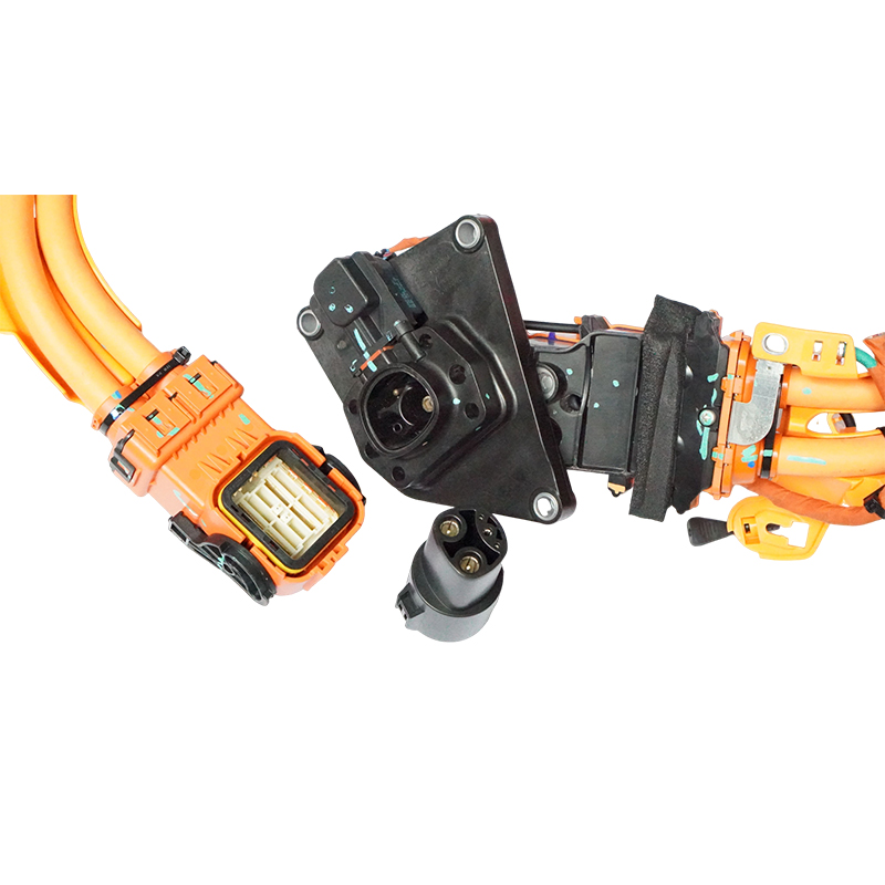 High-voltage wiring harness for electric vehicles