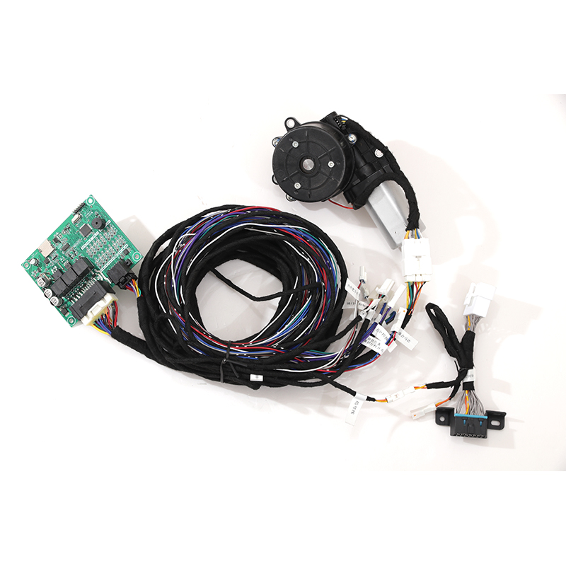 Electric middle door wiring harness